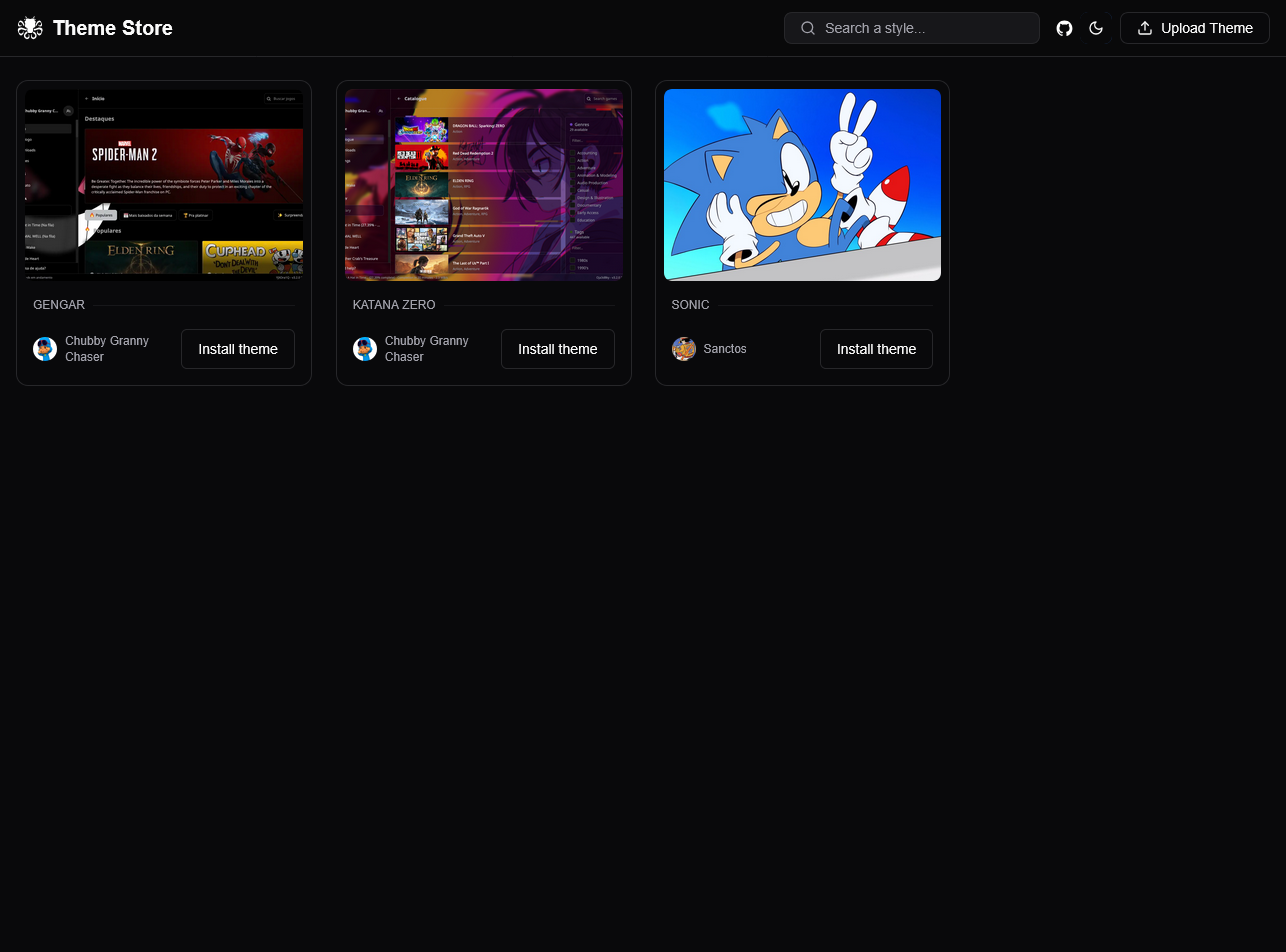 Hydra Themes Shop Screenshot